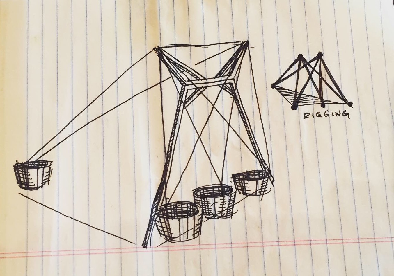 Hop trellis mockup